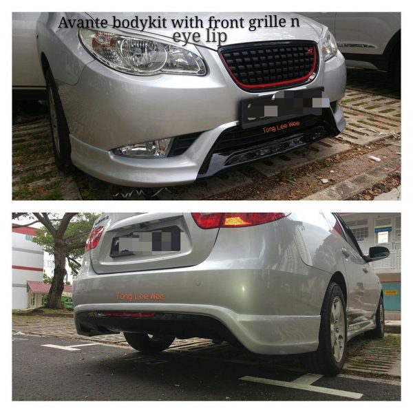 Avante Front Grille - Rear Bumper